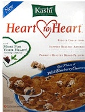 Kashi Heart to Heart Cereal Oat Flakes and Blueberry Clusters